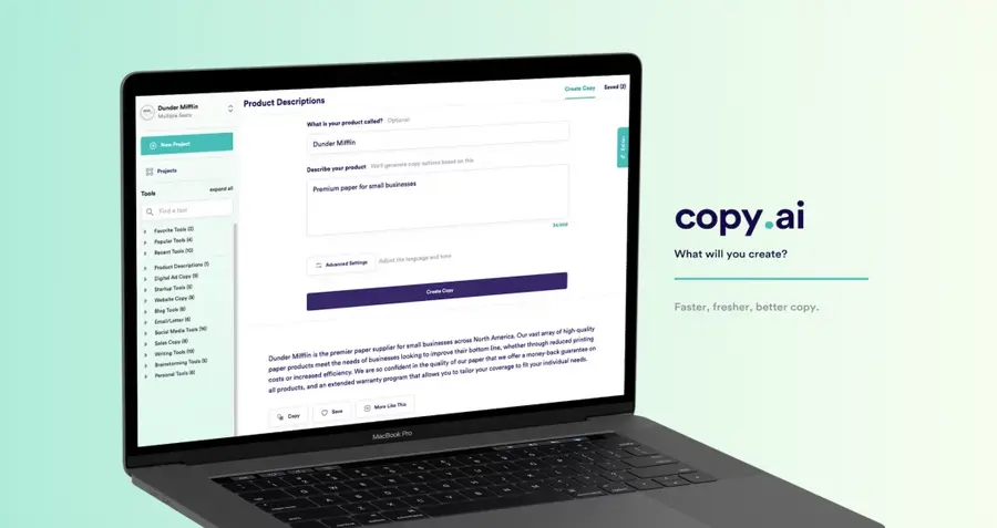 Review Copy.ai: Vale a pena? Testamos e mostramos tudo (2025)